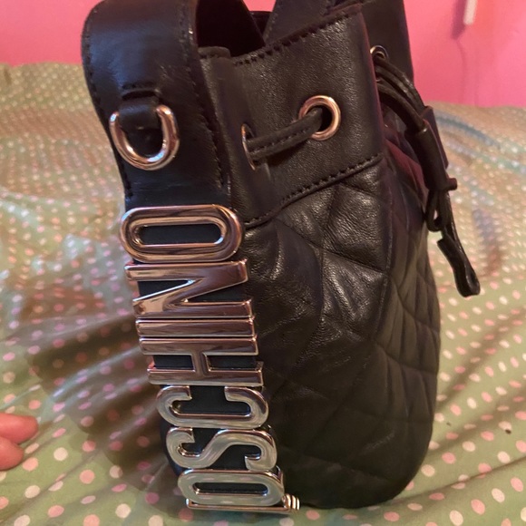 Moschino Leather Bucket Bag - Picture 8 of 16